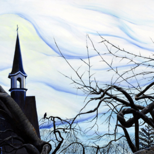 le-clocher-veille-sur-notre-solitude